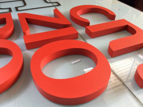 Logo chữ Mica nổi đẹp