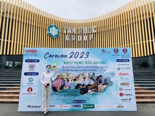 Thi công backdrop sự kiện tại Bình Dương