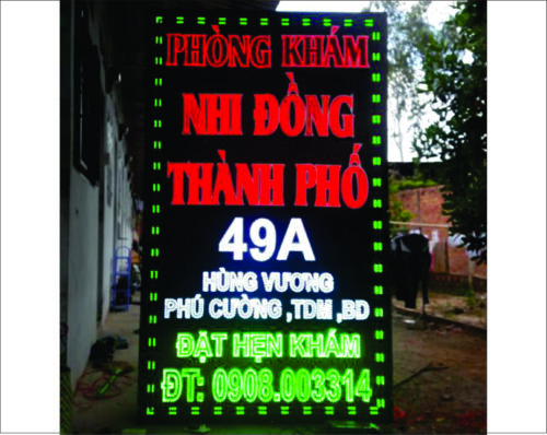 Bảng hiệu Led ngoài trời giá rẻ